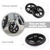 Healifty 2pcs Front Wheelchair Wheel Solid Wheel Replacement for Wheelchairs