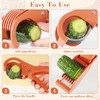 Lanties 2 Pcs Food Manual Slicer Fruit and Vegetable Cutter