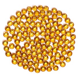YHMQ DU 1440 pieces rhinestones, nail crystals + rhinestones for nails, crystal gold yellow + SS12 (2.8 + 3.0 mm)