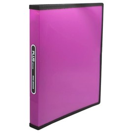 Plus Office Folder PP Plus A4 4A/25 Fuchsia Stripe