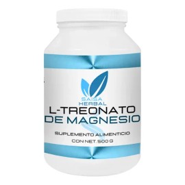 L-Treonato de Magnesio 100 Puro 500g Saisa Herbal  Magnesium L-Threonate Pure Powder, 500g                                                            