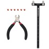 S F Nock & D-Loop Pliers T Bow Square Brass
