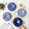 vancasso SELENE Plates and Bowls Set for 4, 12 Pieces