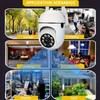 1080P Security Camera Wired, 2.4G/5G WiFi Home Surveillance Cam with