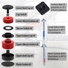 Silicone Body Mount Bushings Bolt Kit Compatible with Ford F250