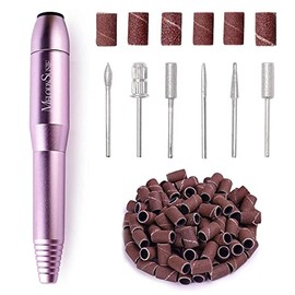 MelodySusie Portable Electric Nail Drill - Professional Nail File Kit for Acrylics, Gels Nails, Manicure Pedicure Polishing Tools for Home and Salon