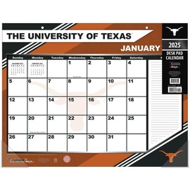TURNER SPORTS Texas Longhorns 2025 22x17 Desk Calendar (25998061490)