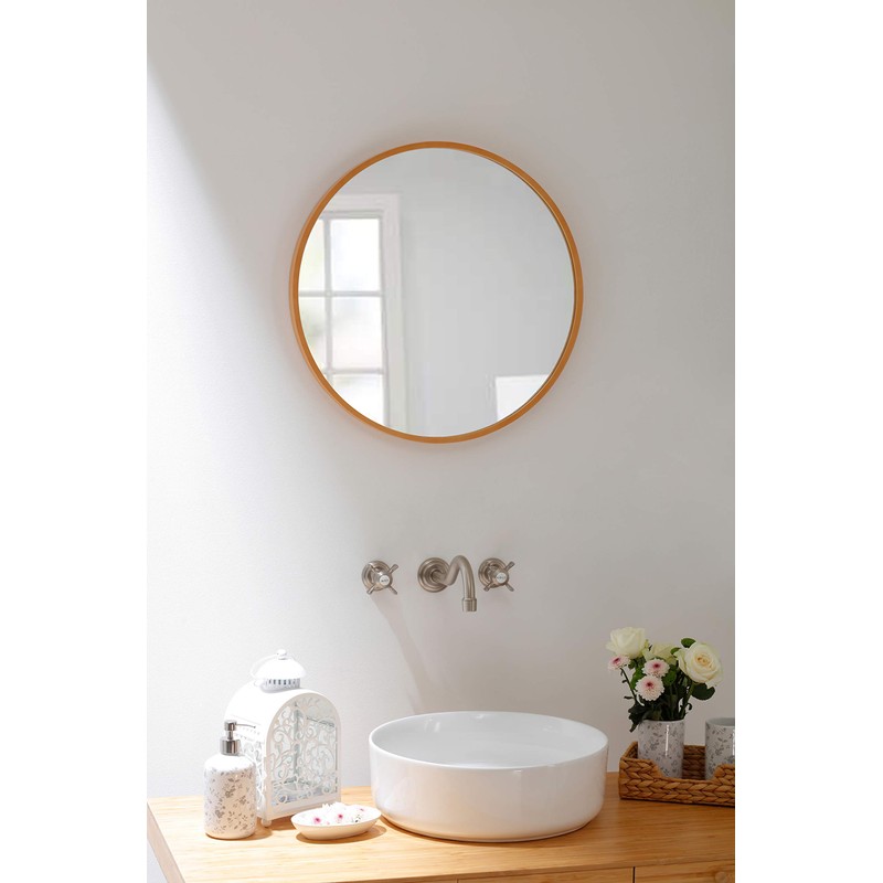 SITGES Wall Faucet,Two Handle Bathroom Sink Wall Mount Faucet with