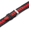 Hadley-Roma MS-3344 Black/Red 22mm Diver