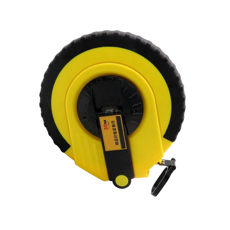 Circular Tape Measure Round Disc Steel Ruler Plastic Shell Accurate