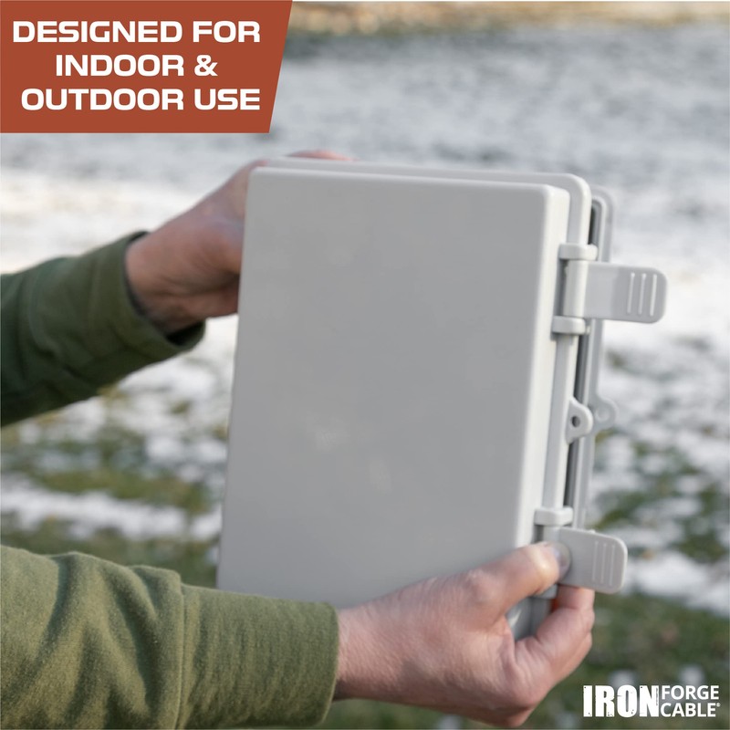 Iron Forge Cable Waterproof Junction Box - Outdoor Electrical Enclosure