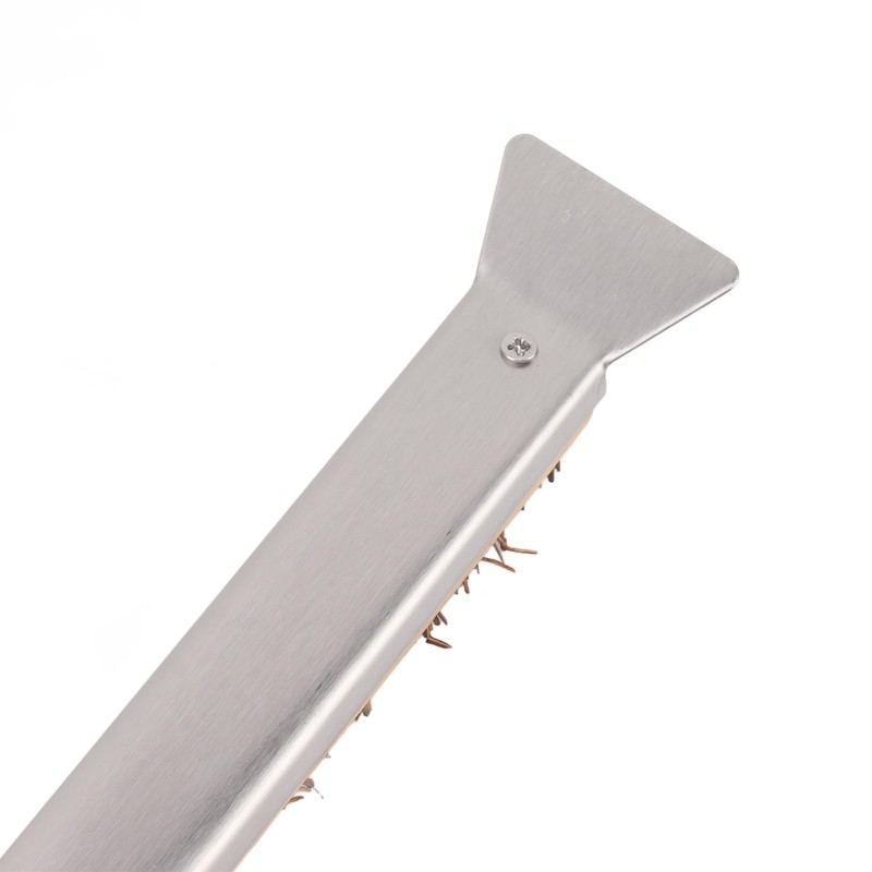 Pizza Oven Brush Removable Bristles Stainless Steel High Temperature Resistant