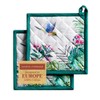 Maison d' Hermine Pot Holders, 100% Cotton, Easter Hot Pads,