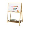 Flipside Products Magnetic Dry Erase Adjustable Teaching Easel, Attach Charts,
