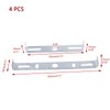KUMGROT Metal Ceiling Light Plate 4" and 6" Lighting Fixture