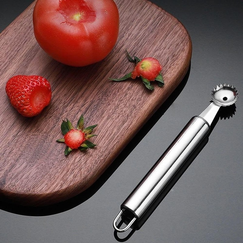 Silver Stems Remover For Pineapple Strawberry Tomato Cherry Stainless Steel