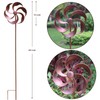 360 Degree Swivel Metal Wind Spinner Single Blade Willow Leaves