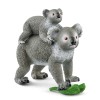 Schleich Koala Mother And Baby Toy Figurine Set For Imaginative