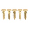 sourcing map Pack of 50 Wood Screws M4 x 16