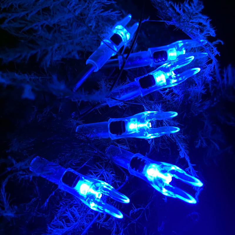 12 Pack X Lighted Nocks Universal Fit for Arrows with