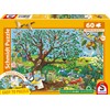Schmidt Spiele 56573 animali in giardino, 60 pezzi puzzle per
