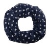 zarolo Women's Loop Tube Scarf Thin Neckerchief Polka Dot Round
