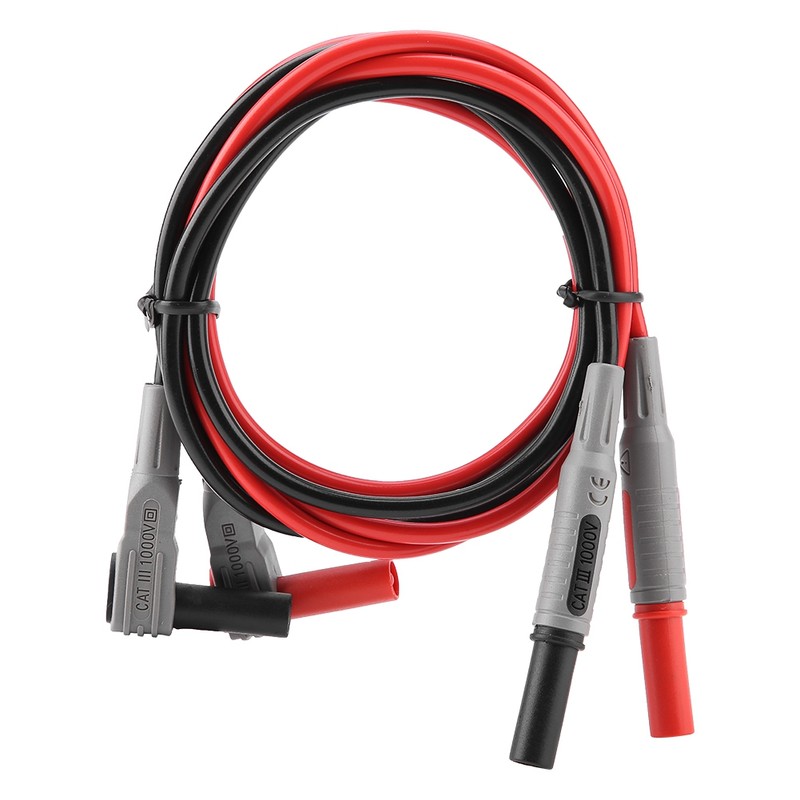 28Pcs P1300F Multifunction Replaceable Multimeter Probe Test Lead Kits 4mm