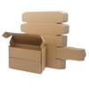STRBOXONG Brown Cardboard Shipping Boxes (Pack of 10), 15.5x5x5cm, Eco-friendly,