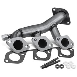 A-Premium Left Exhaust Manifold with Gasket Kit Compatible with Ford Mustang 1999 2000 2001 2002 2003 2004 V6 3.8L 3.9L