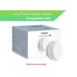 UL Listed 5V AC/DC Adapter + USBC Adapter Charger Compatible with Aqara PS-S02E PSS02E Presence Sensor FP2 DC5V 5VDC 5.0V Power Supply Cord Charging Cable