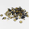 100 Pcs Drawing Pins, Metal Flat Push Pins, Thumb Tacks,