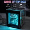Kuabiz Lighted Up Tip Jar for Money with Lock and