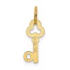 Unbranded 14K Yellow Gold O Key Charm