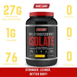 NAR LABS Hydrolysed Whey Isolate 2lbs - Banana