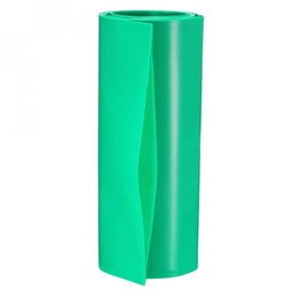 uxcell Battery Wrap PVC Heat Shrink Tubing 105mm Flat Width for 18650 Power Supplies 1 Meter Length Green