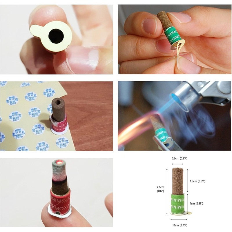 Minecook Kanghwa Mini Moxa, Herb Stick Roll_180 pcs per Box