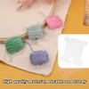 Plastic Floss Bobbins, 150 Plastic Bobbins(Transparent), Embroidery Floss Cards for