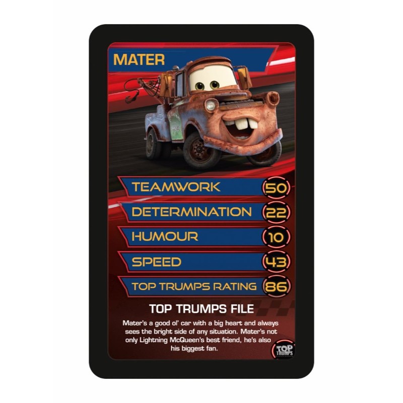 Cars 3 Top Trumps Card Game