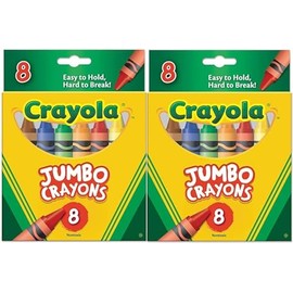 Crayola 52-0389 Crayons Jumbo, Pack of 2