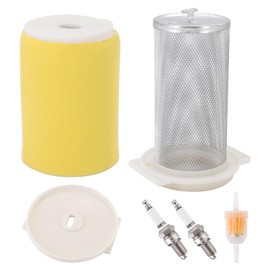 Dokili Air Filter Guide End Cap Kit Spark Plug 2HR-24500-02-00 1YW-14458-01-00 For Yamaha Big Bear 350 2WD 4WD Moto-4 Timberwolf 250 YFB250 1987-2000 Kodiak 400 YFM400FW 1993-1999