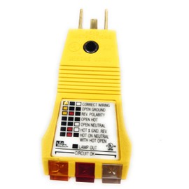 StaticTek ESD Ground Point & Outlet Circuit Tester, ESD Grounding Wristband for Controlling Static Electricity (1 Set) (STI-61-038)