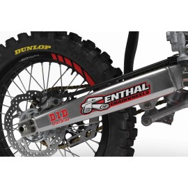 Renthal 2 Clear Universal ProCut Swingarm Decals Graphics 12.9" X  2.5" (ProCut MG_02)