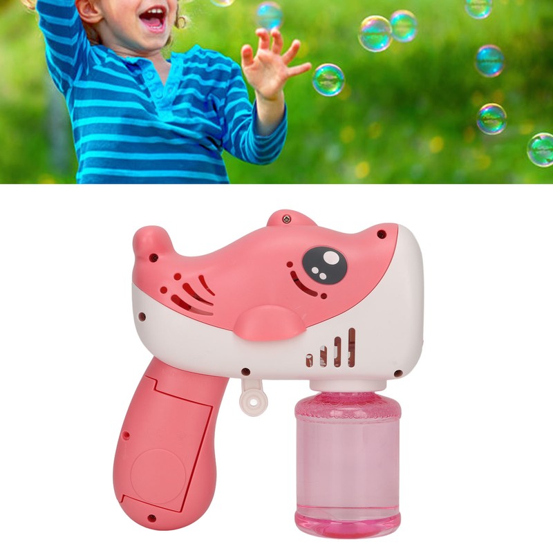 12 Holes Bubbles Machine Handheld Battery Operated Automatic Dolphin Bubble