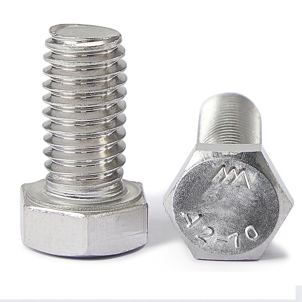 Joamang M8 x 12mm 20Pcs Hex Head Bolts, M8 x