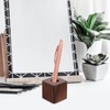 WOFASHPURET Walnut Pen Stand Fountain Pen Rack Clear Pen Rack