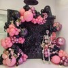 Black Shimmer Wall Backdrop 12 Panels Cover 4 x 3
