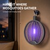 3-in-1 Foldable Rechargeable Electric Mosquito Swatter with Wall-Mount Mode