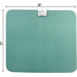 Patient Aid 21" x 22" Chair Pad - Incontinence Chair Protector Liner Underpad - Reusable, Washable, Waterproof - Adult & Children - Home Care & Hospital Use - Premium Quality