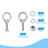 PATIKIL M6x25 Lifting Shoulder Eye Bolts 304 Stainless Steel Female
