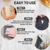 ELNX 3 Pack Exfoliating Towel, Antibacterial Exfoliating Shower Towel for